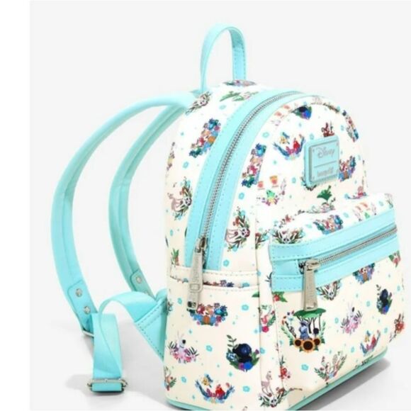 Disney Loungefly Princess Companions Mini Floral Backpack - Picture 16 of 17
